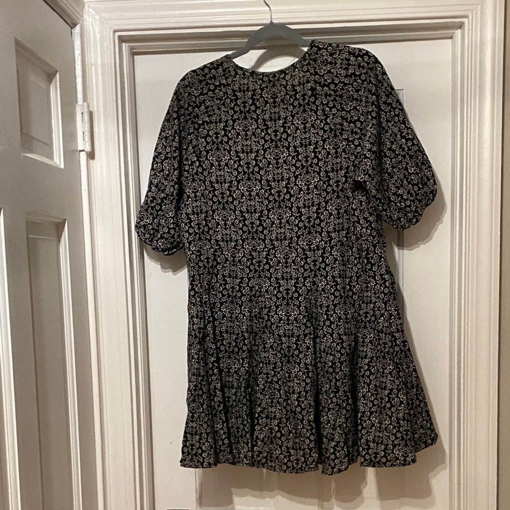 Universal Thread Black Floral Mini Dress - Picture 5 of 6